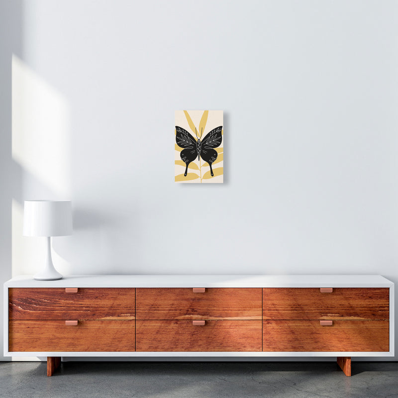 Abstract Butterfly Art Print by Jason Stanley A4 Canvas