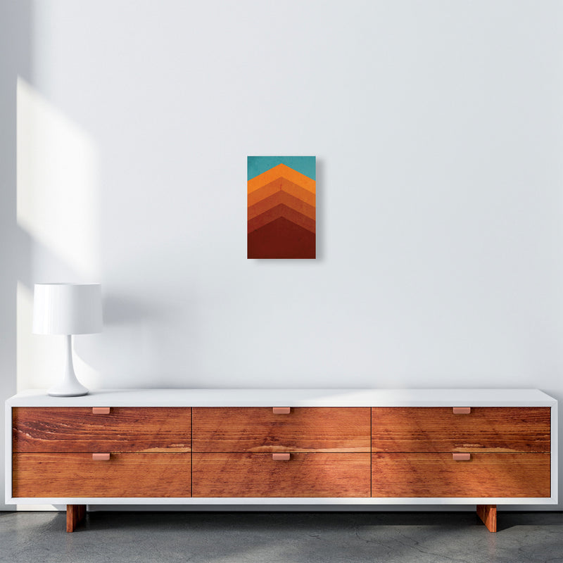 Abstract Mountain Sunrise II Art Print by Jason Stanley A4 Canvas