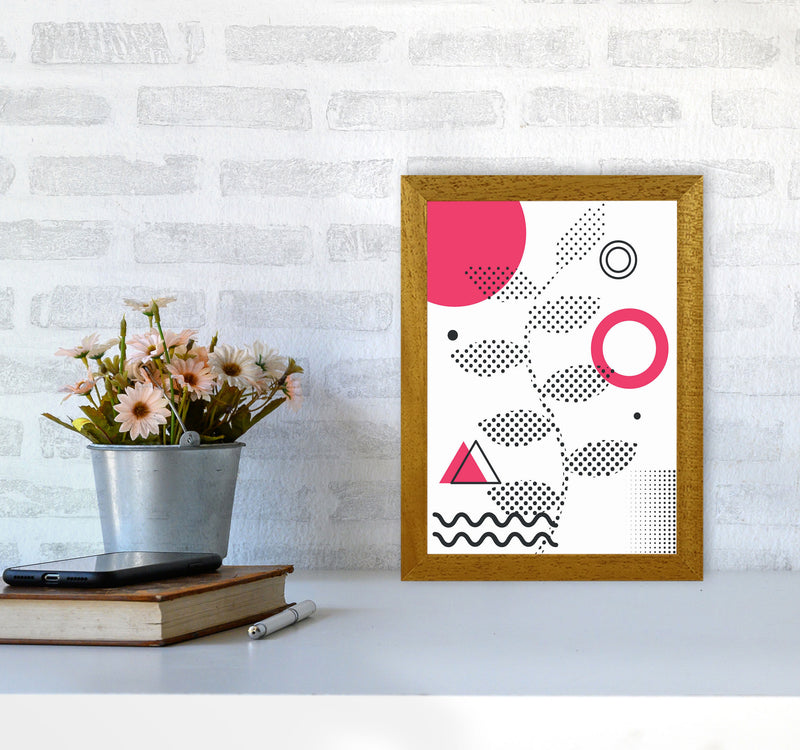 Abstract Halftone Shapes 1 Art Print by Jason Stanley A4 Print Only