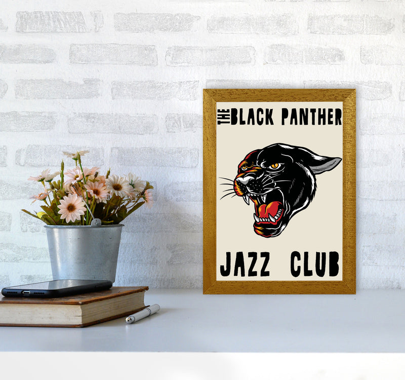 Black Panther Jazz Club II Art Print by Jason Stanley A4 Print Only