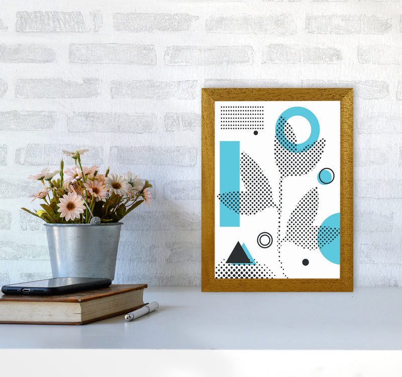 Abstract Halftone Shapes 3 Art Print by Jason Stanley A4 Print Only