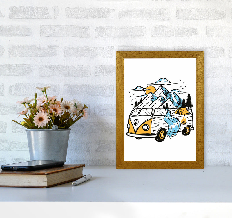 Home Is Where You Park It Art Print by Jason Stanley A4 Print Only