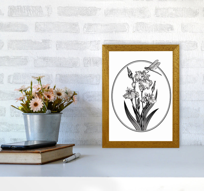 Vintage Beautiful Flower Art Print by Jason Stanley A4 Print Only