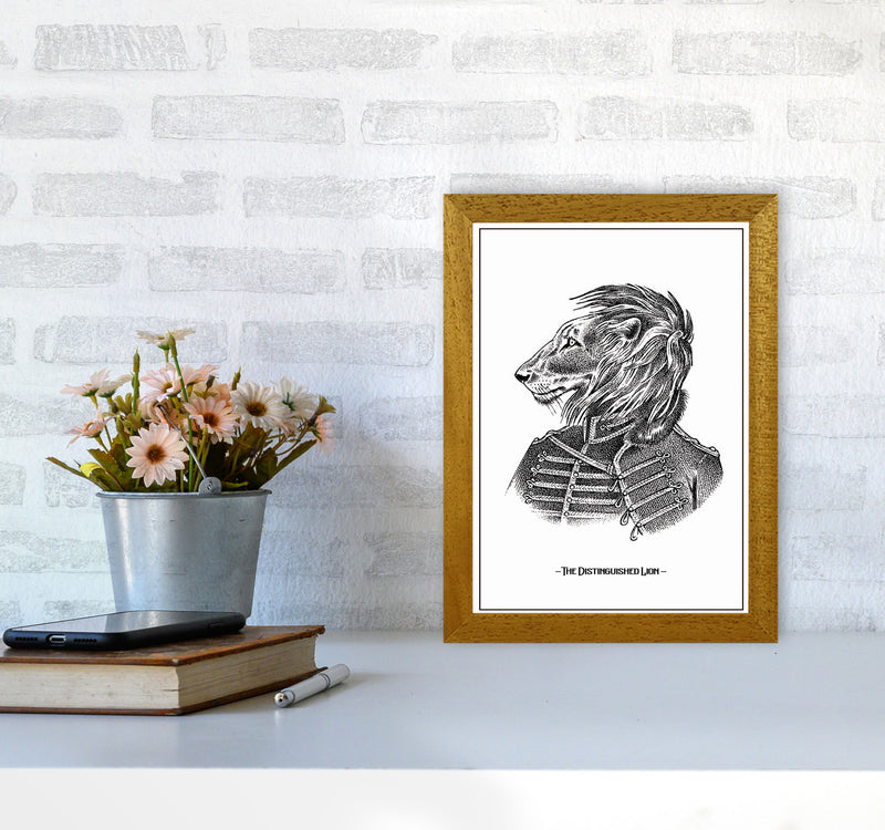 The Distinguished Lion Art Print by Jason Stanley A4 Print Only