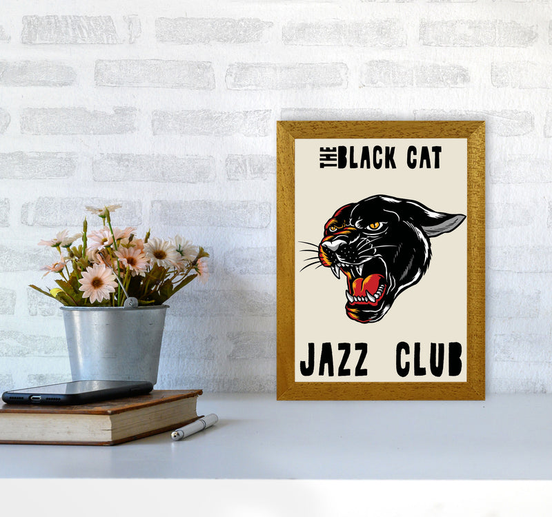 The Black Cat Jazz Club Art Print by Jason Stanley A4 Print Only