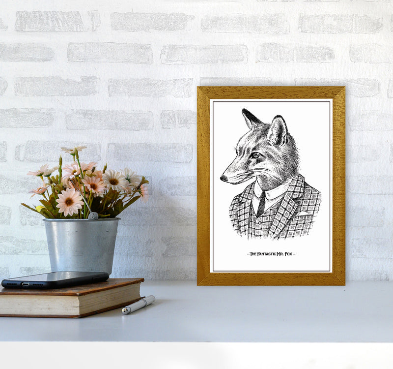 The Fantastic Mr. Fox Art Print by Jason Stanley A4 Print Only