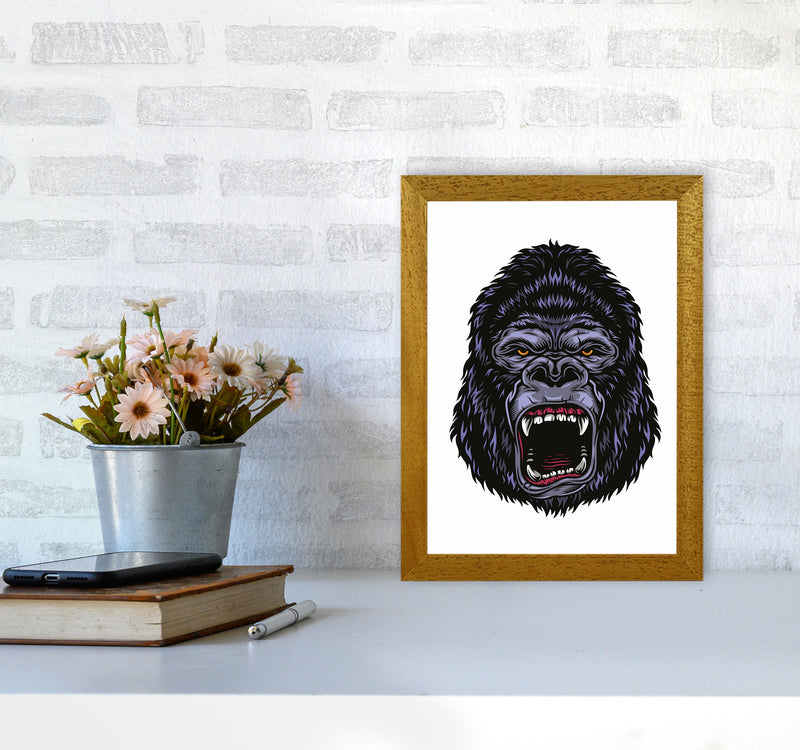 Gorilla Illustration Art Print by Jason Stanley A4 Print Only