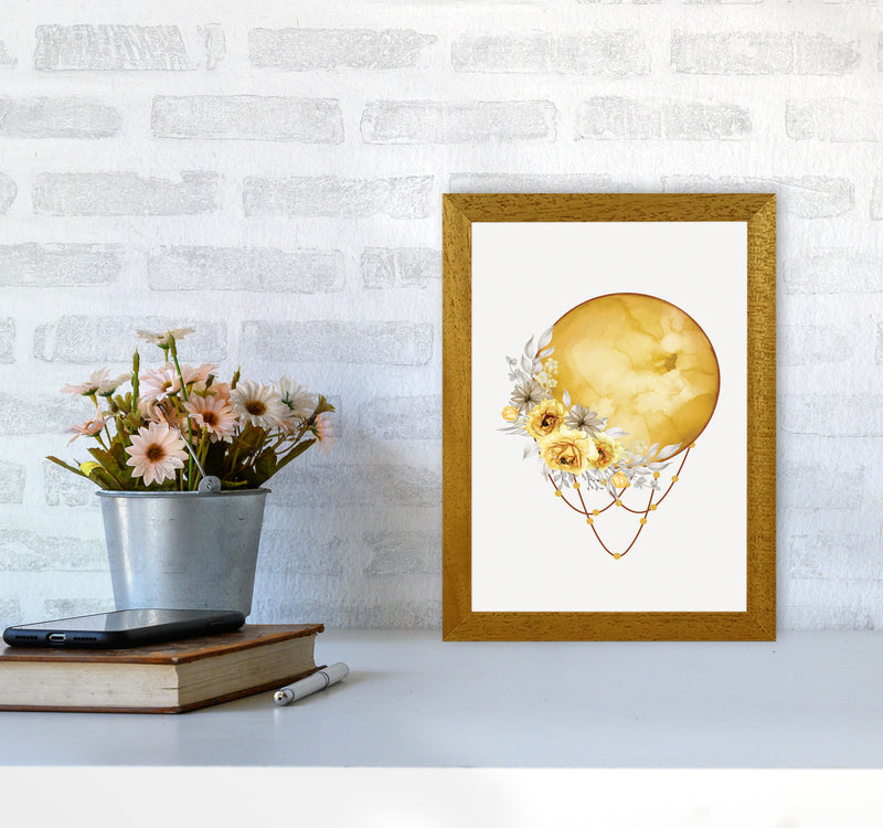 Watercolor Full Moon Art Print by Jason Stanley A4 Print Only