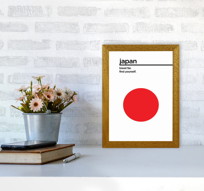 Japan Travel Poster Art Print by Jason Stanley A4 Print Only