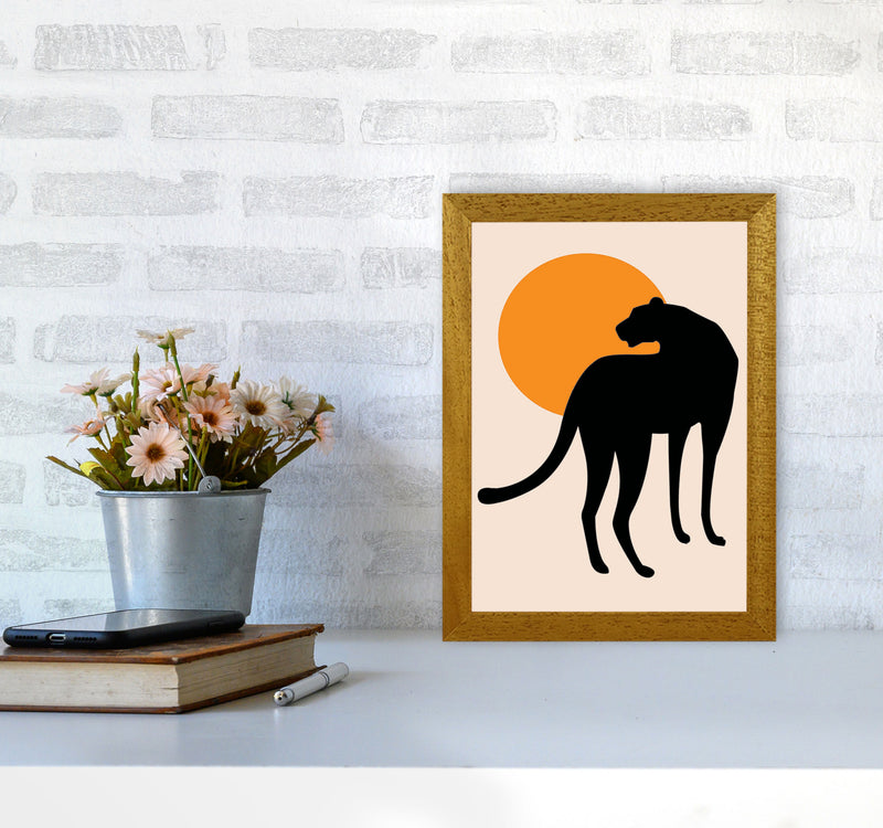 Leopard Sun Poster Art Print by Jason Stanley A4 Print Only