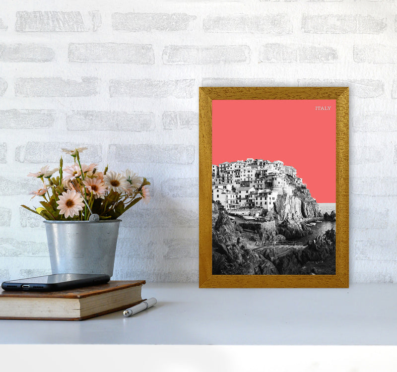 Halftone Italy Red Art Print by Jason Stanley A4 Print Only