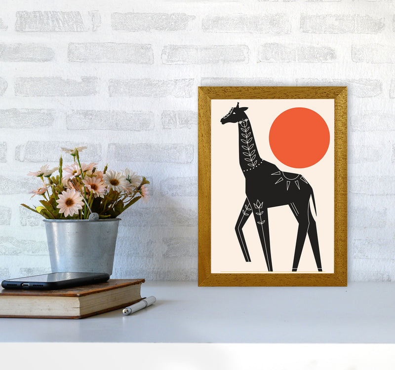Giraffe In The Sun Art Print by Jason Stanley A4 Print Only