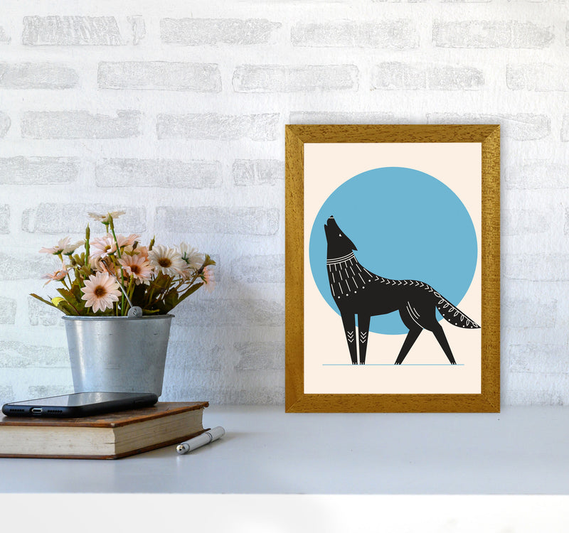 Howl At The Moon Art Print by Jason Stanley A4 Print Only