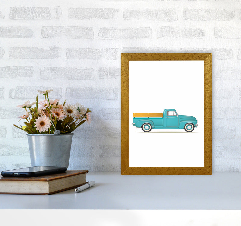 Old Trusty Pickup Art Print by Jason Stanley A4 Print Only