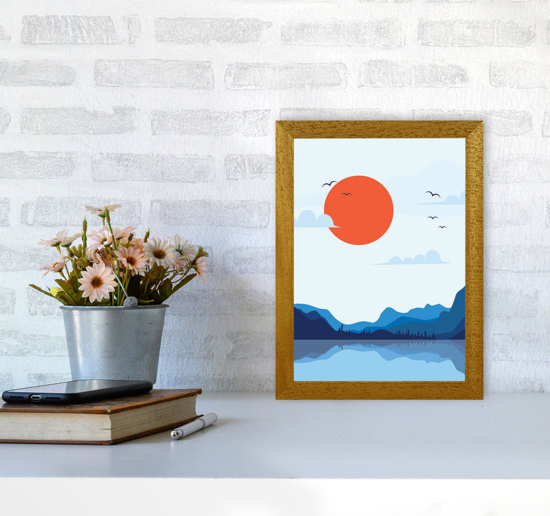 Japanese Sunset Art Print by Jason Stanley A4 Print Only