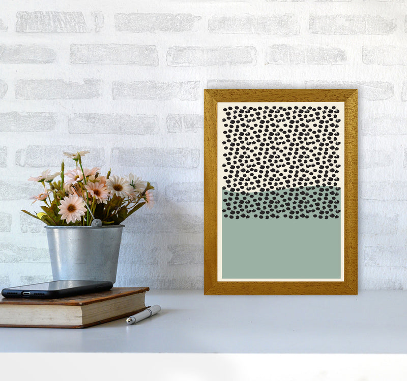 Green Midcentury Art Print by Jason Stanley A4 Print Only