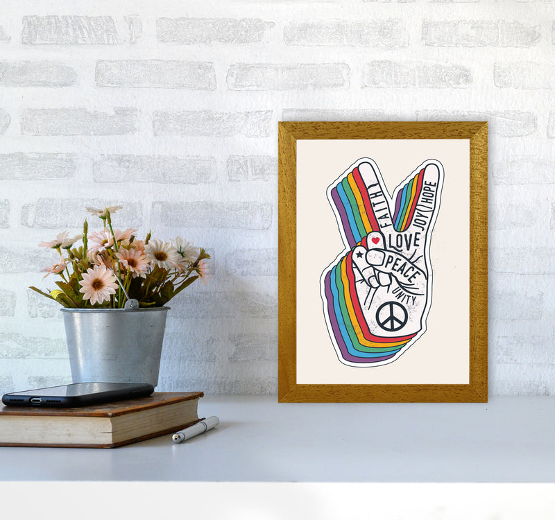 Peace And Love!! Art Print by Jason Stanley A4 Print Only