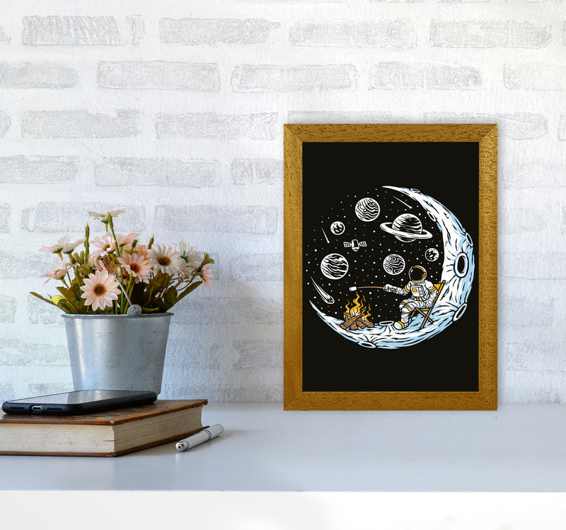 Moon Camp Vibes Art Print by Jason Stanley A4 Print Only