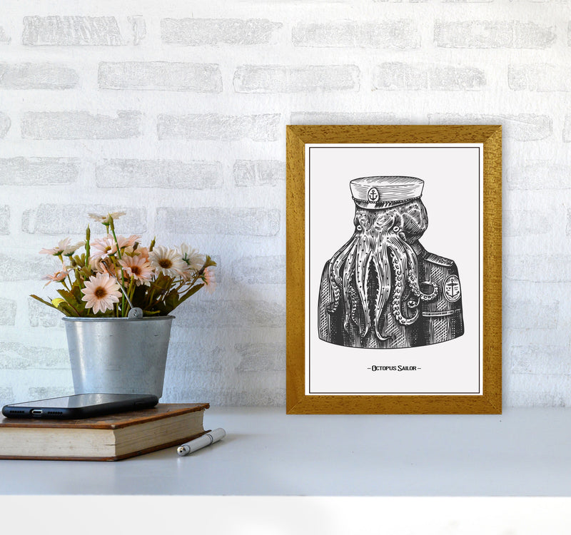 Octopus Sailor Art Print by Jason Stanley A4 Print Only