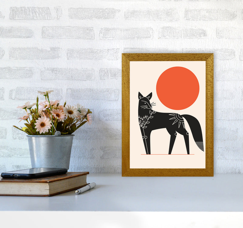 Fox And The Sun Art Print by Jason Stanley A4 Print Only