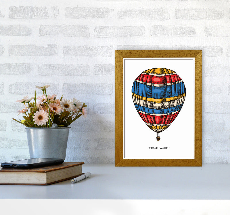 Hot Air Balloon Art Print by Jason Stanley A4 Print Only