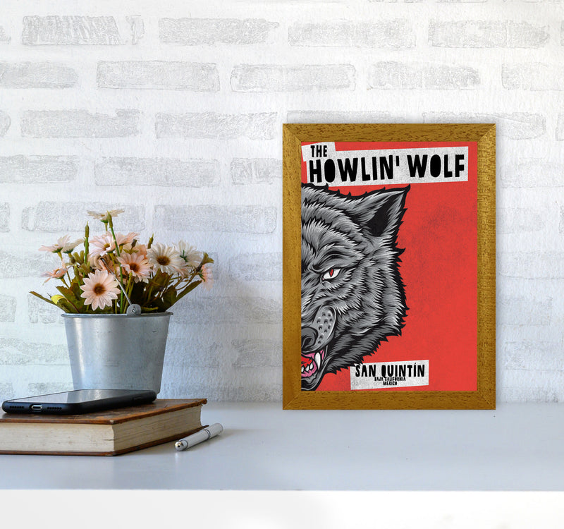 The Howlin Wolf Art Print by Jason Stanley A4 Print Only