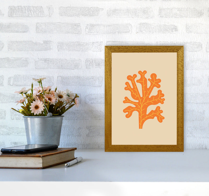 Orange Seaweed Art Print by Jason Stanley A4 Print Only