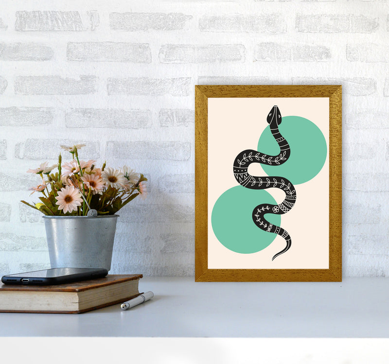 Abstract Snake Art Print by Jason Stanley A4 Print Only