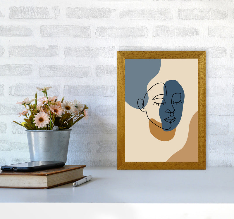 Abstract Face Art Print by Jason Stanley A4 Print Only