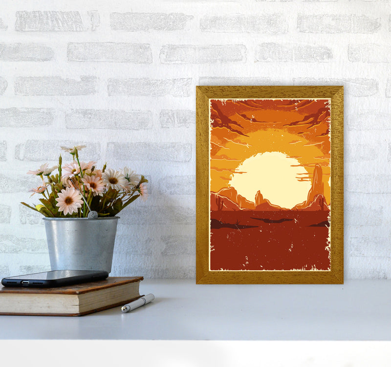 Desert Sunset Art Print by Jason Stanley A4 Print Only