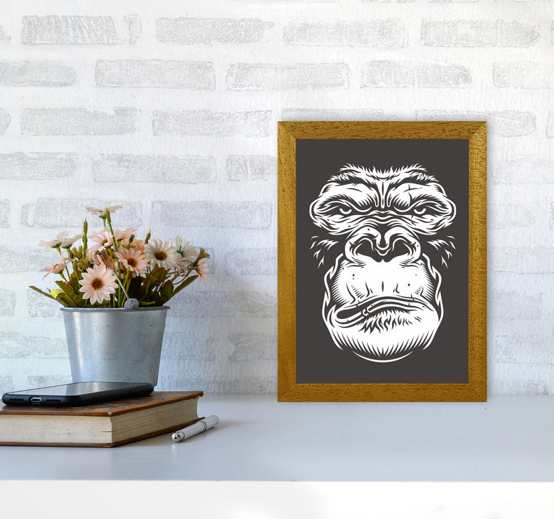 Close Up Ape Art Print by Jason Stanley A4 Print Only