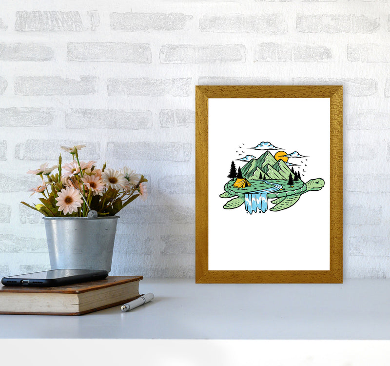 Turtle Power Art Print by Jason Stanley A4 Print Only