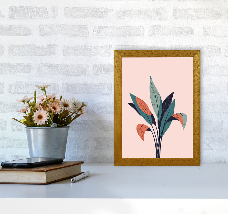 Pink Plant Art Print by Jason Stanley A4 Print Only