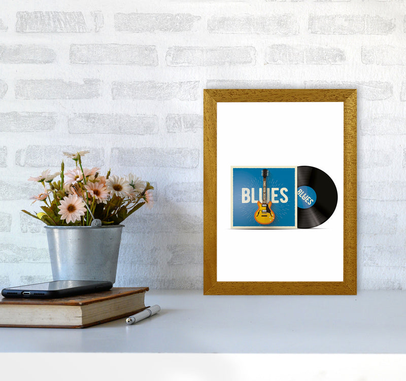 Blues Vinyl Art Print by Jason Stanley A4 Print Only