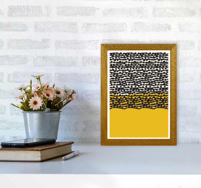 Yellow Vibe Art Print by Jason Stanley A4 Print Only