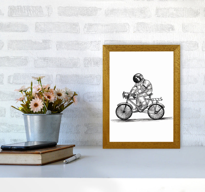 Astrobiker Art Print by Jason Stanley A4 Print Only