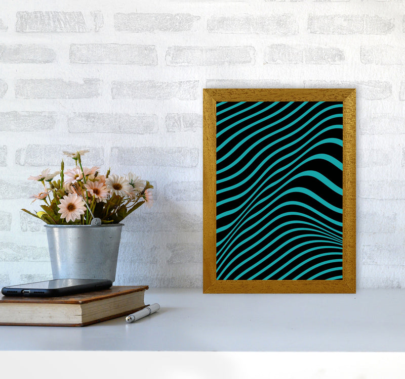 Blue Vibes Art Print by Jason Stanley A4 Print Only