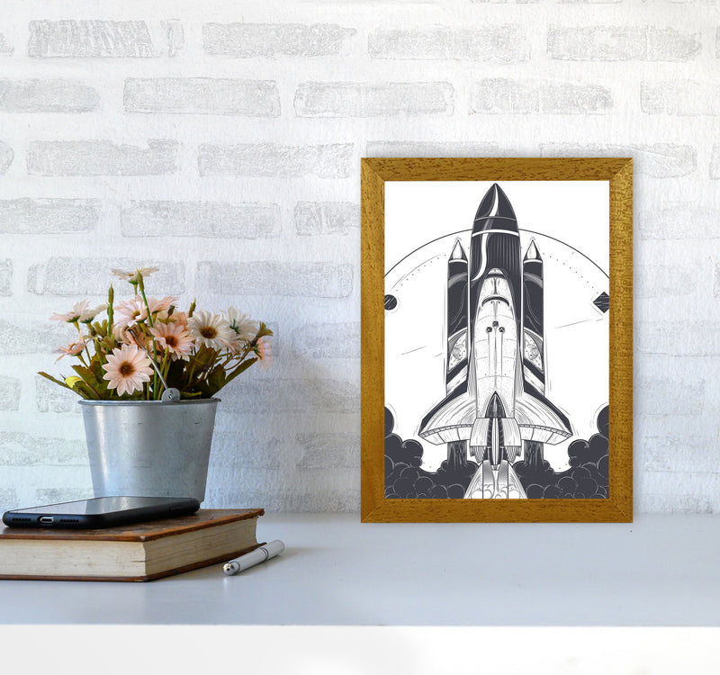 Blastoff! Art Print by Jason Stanley A4 Print Only