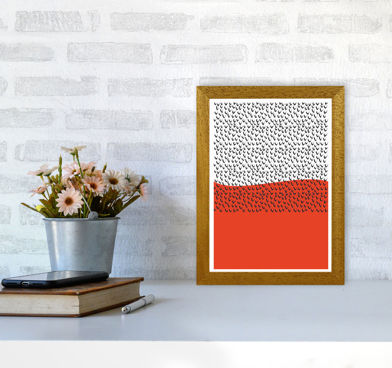 Red Vibe Art Print by Jason Stanley A4 Print Only