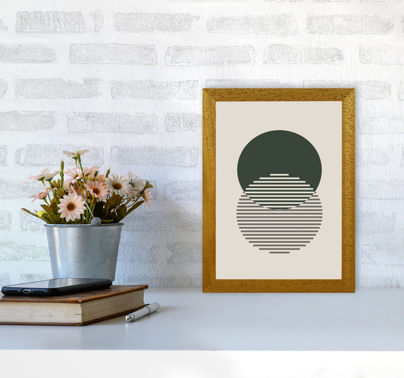 Minimal Abstract Circles II Art Print by Jason Stanley A4 Print Only