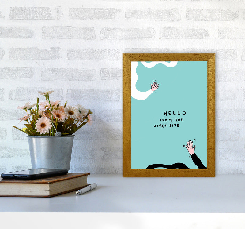 Hello From The Other Side Art Print by Jason Stanley A4 Print Only