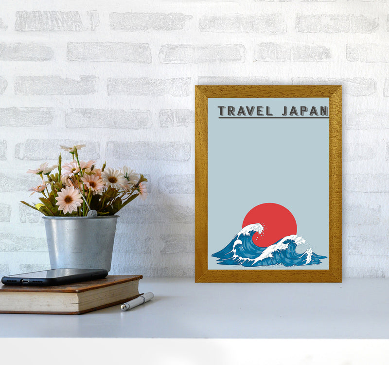 Japanese Waves Art Print by Jason Stanley A4 Print Only