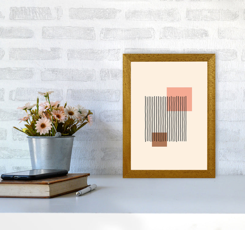 Geometric Abstract Shapes IIII Art Print by Jason Stanley A4 Print Only