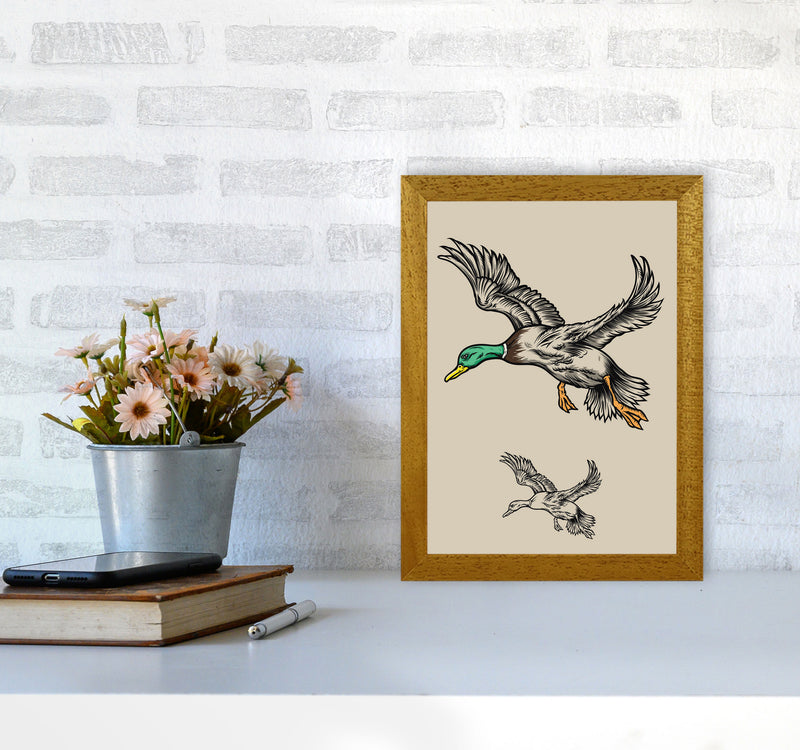 Flying Ducks Art Print by Jason Stanley A4 Print Only