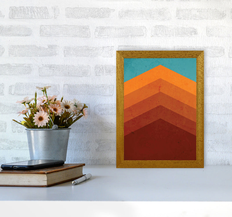 Abstract Mountain Sunrise II Art Print by Jason Stanley A4 Print Only