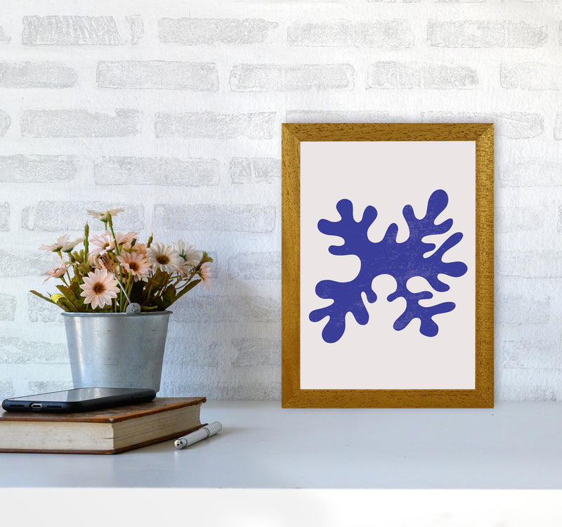 Abstract Blue Algae Art Print by Jason Stanley A4 Print Only