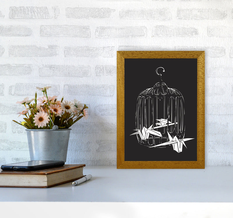 Origami Birds Art Print by Jason Stanley A4 Print Only