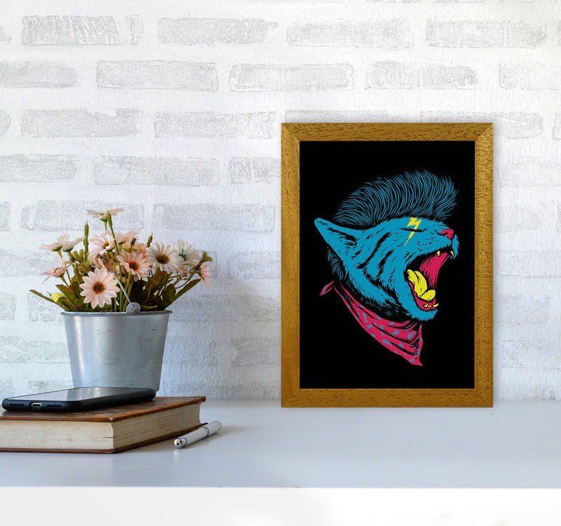 The Killer Cat Art Print by Jason Stanley A4 Print Only