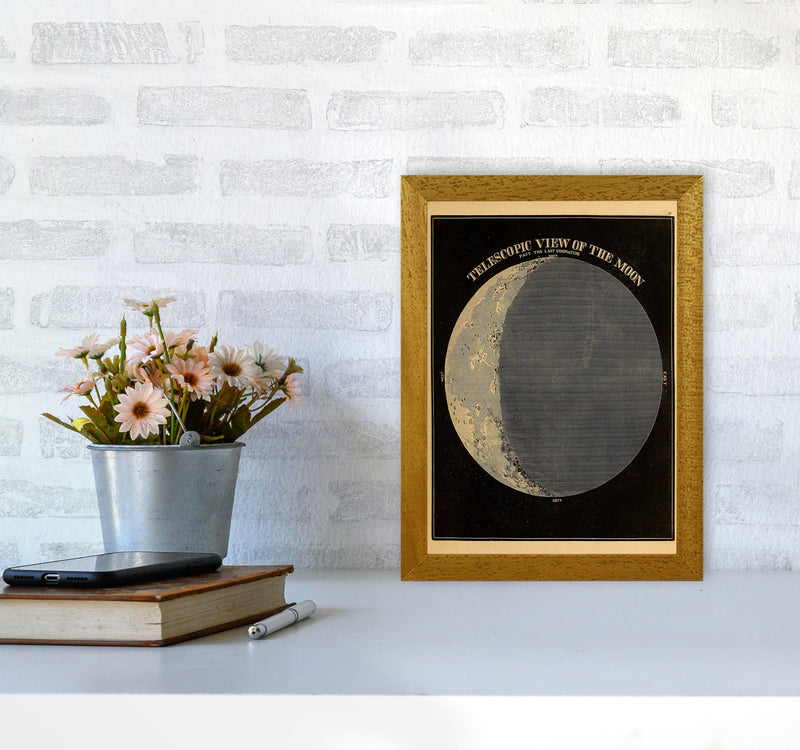 Telescopic View Of The Moon Art Print by Jason Stanley A4 Print Only