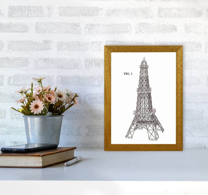 Eiffel Tower Patent Art Print by Jason Stanley A4 Print Only